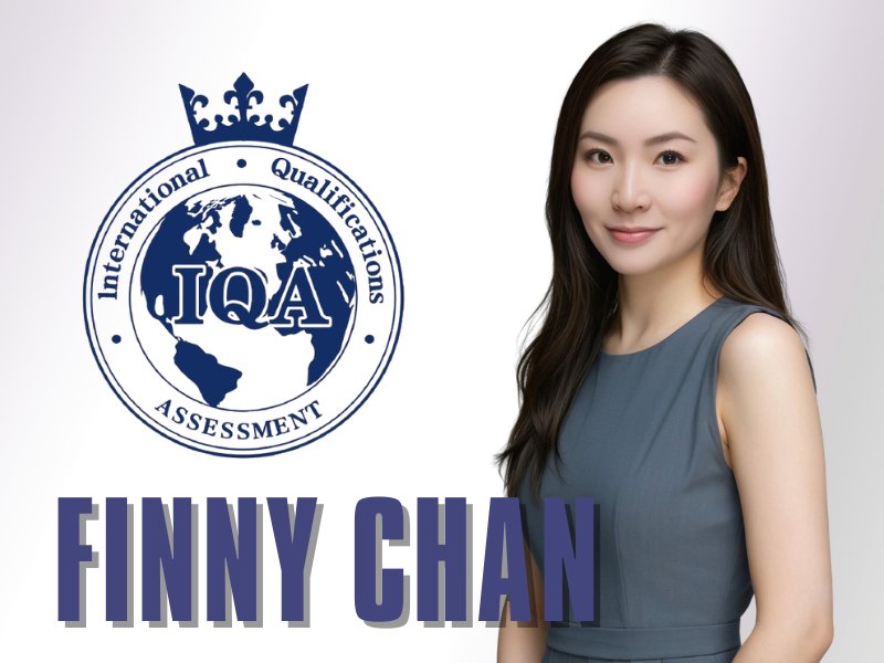 IQA 委員 : Finny CHAN Kwan 陳珺 #IQA10053